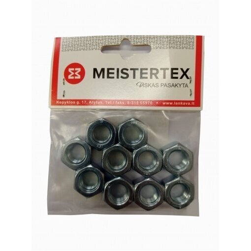 Veržlės MEISTERTEX DIN934 M12, 10vnt 1