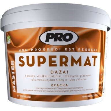Dažai PRO Supermat A bazė, 10l Dažai PRO Supermat A bazė, 10l