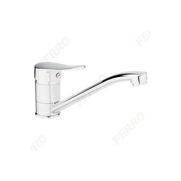 Maišytuvas plautuvės FERRO DECO BDC2A, snapas 15cm Maišytuvas plautuvės FERRO DECO BDC2A, snapas 15cm