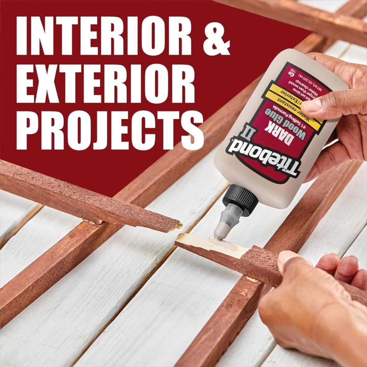 Medienos klijai TITEBOND II Dark Wood Glue, 237ml 1