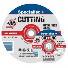 Metalo pjovimo diskas SPECIALIST+ Cutting, 230x2x22,2mm