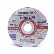 Metalo pj.diskas LONG LIFE 115x1x22 mm