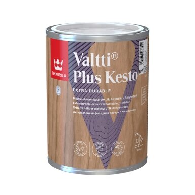 Medienos impregnantas TIKKURILA Valtti Plus Kesto EPP bazė, 0,9l Medienos impregnantas TIKKURILA Valtti Plus Kesto EPP bazė, 0,9l