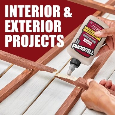 Medienos klijai TITEBOND II Dark Wood Glue, 237ml