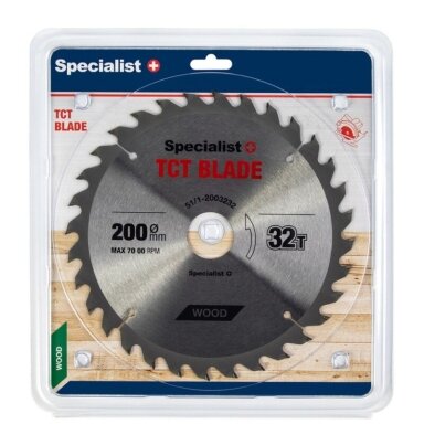 Medienos pjovimo diskas SPECIALIST+, 200x32Tx32mm