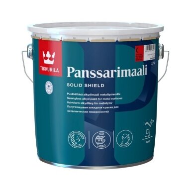 Metalo dažai TIKKURILA Panssarimaali A bazė, 2,7l balta sp. Metalo dažai TIKKURILA Panssarimaali A bazė, 2,7l balta sp.