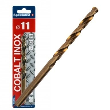 Metalo grąžtas SPECIALIST+ Cobalt, 11mm