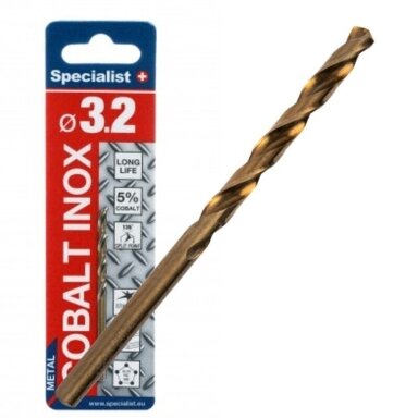 Metalo grąžtas SPECIALIST+ Cobalt, 3,2mm