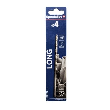 Metalo grąžtas SPECIALIST+ DIN340, 4mm