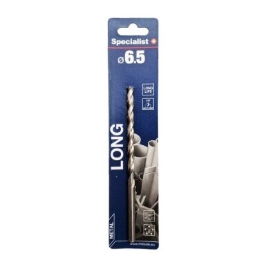Metalo grąžtas SPECIALIST+ DIN340, 6,5mm