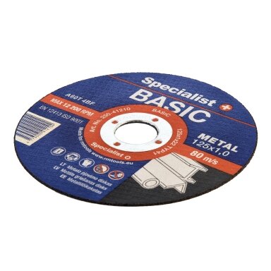 Metalo pjovimo diskas SPECIALIST+ Basic, 125x1x22mm