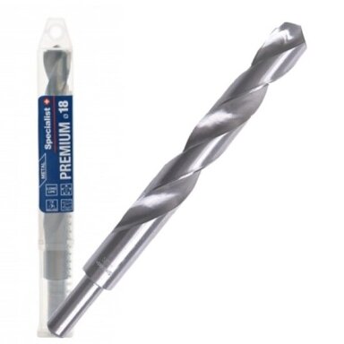 Metalo grąžtas SPECIALIST+ Premium, 18mm