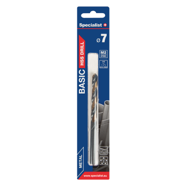 Metalo grąžtas SPECIALIST+ Premium, 7mm