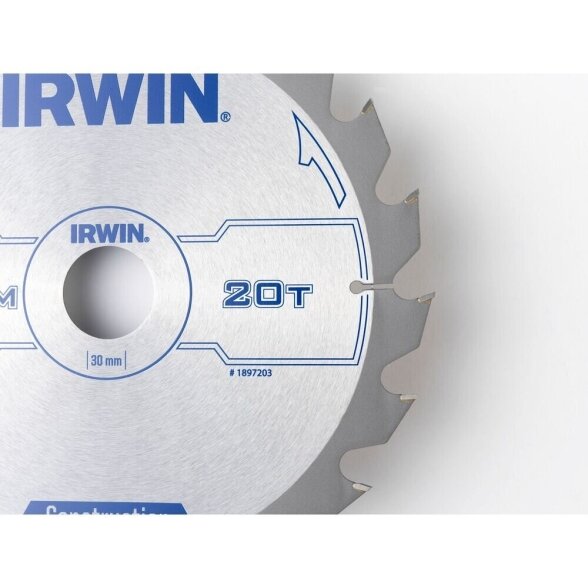 Medienos pjovimo diskas IRWIN ATB, 210x20Tx30/20/16mm 2 Medienos pjovimo diskas IRWIN ATB, 210x20Tx30/20/16mm 2