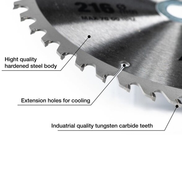 Medienos pjovimo diskas SPECIALIST+, 210x30Tx30/20/16 mm 1
