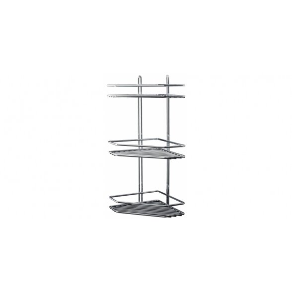 Metalinė lentynėlė 573-90 chromas, 28x20x47cm Metalinė lentynėlė 573-90 chromas, 28x20x47cm