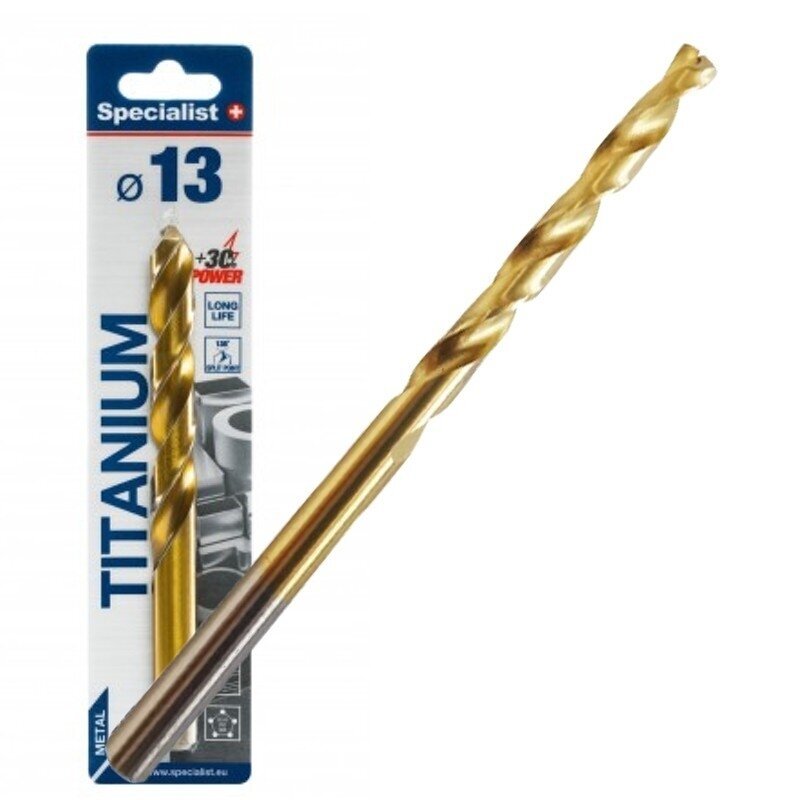 Metalo grąžtas SPECIALIST+ Titan, 13mm Metalo grąžtas SPECIALIST+ Titan, 13mm
