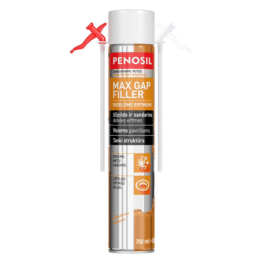 Sandarinimo putos PENOSIL Max Gap Filler, 750ml Sandarinimo putos PENOSIL Max Gap Filler, 750ml