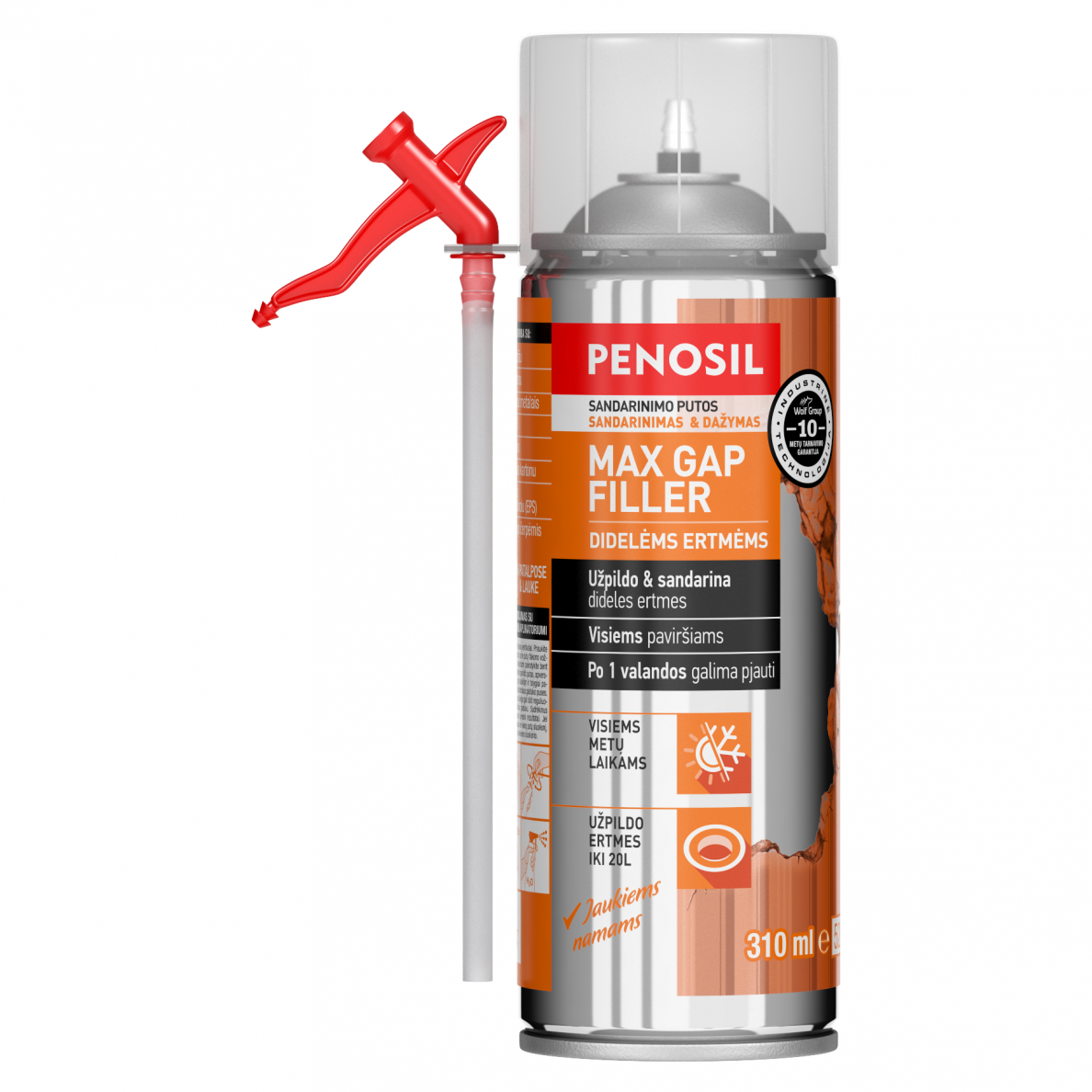 Sandarinimo putos PENOSIL Max Gap Filler, 310ml Sandarinimo putos PENOSIL Max Gap Filler, 310ml