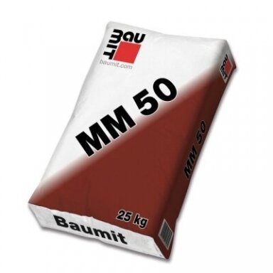 Mūro mišinys BAUMIT Mauer Mortel MM50, 25kg Mūro mišinys BAUMIT Mauer Mortel MM50, 25kg