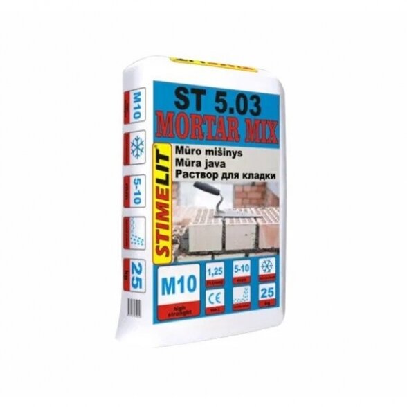 Mūro mišinys STIMELIT ST5.03, 25kg Mūro mišinys STIMELIT ST5.03, 25kg