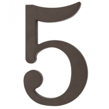 Namo numeris 5, 180mm juoda sp. Namo numeris 5, 180mm juoda sp.