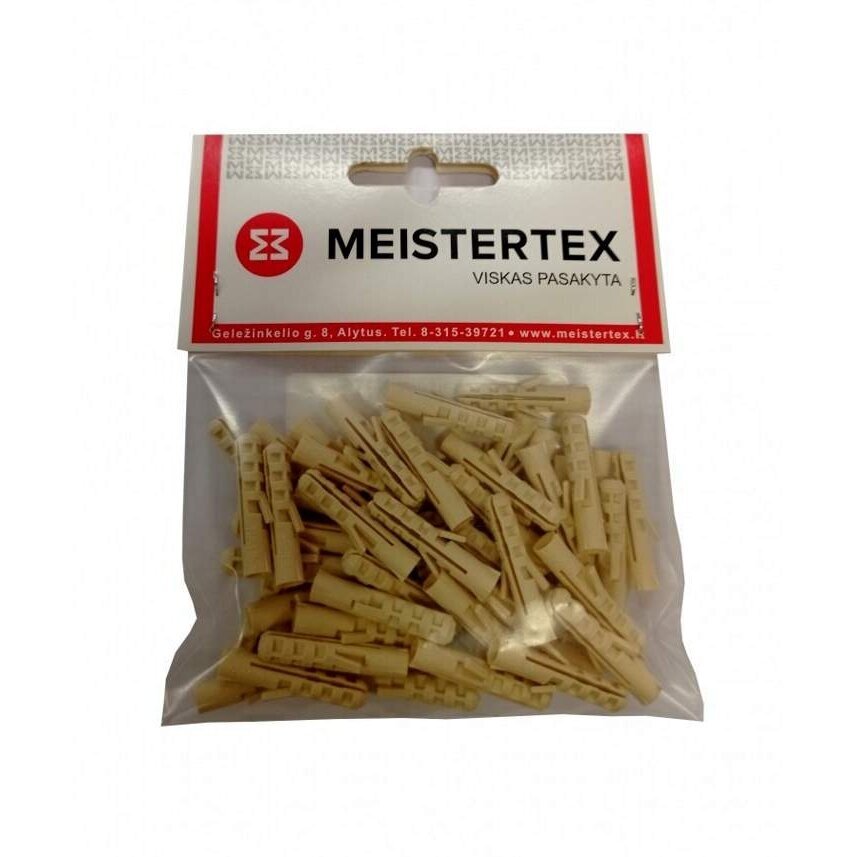 Nailoniniai kaiščiai NAT6 MEISTERTEX (50vnt) Nailoniniai kaiščiai NAT6 MEISTERTEX (50vnt)