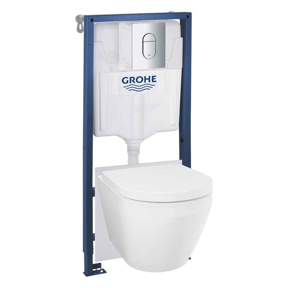 Pakabinamo klozeto komplektas GROHE Solido 5in1, chromo sp.