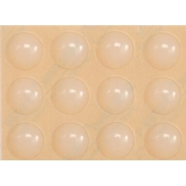 Padukai baldams VOREL lipnūs silikoniniai, 8mm 25vnt.