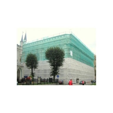 Pastolių uždengimo plėvelė, armuota 180g/m2, 12x15m (180m2) skaidri sp.