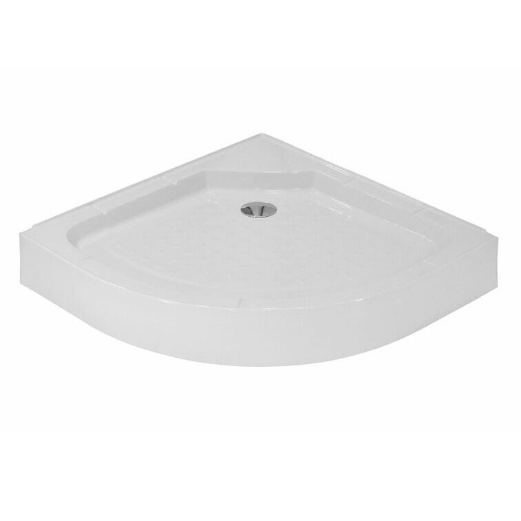 Dušo kabinos padas OCEAN 90x90, baltas pusapvalis 1 Dušo kabinos padas OCEAN 90x90, baltas pusapvalis 1