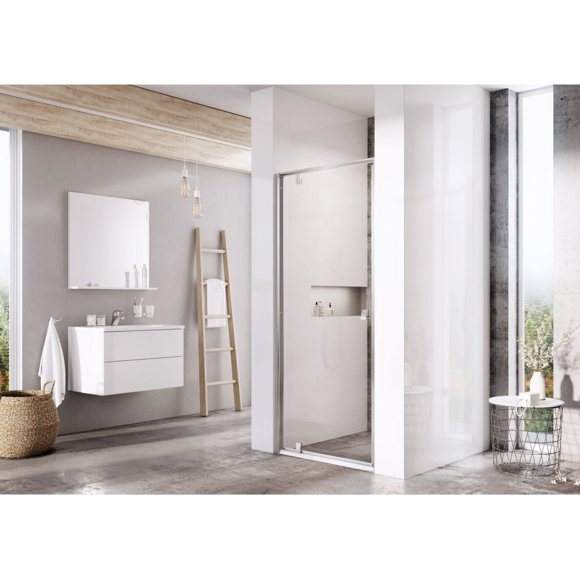 PDOP1-80 satinas+stiklas Transparent 1