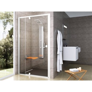 PDOP2-100 balta/balta+stiklas Transparent PDOP2-100 balta/balta+stiklas Transparent