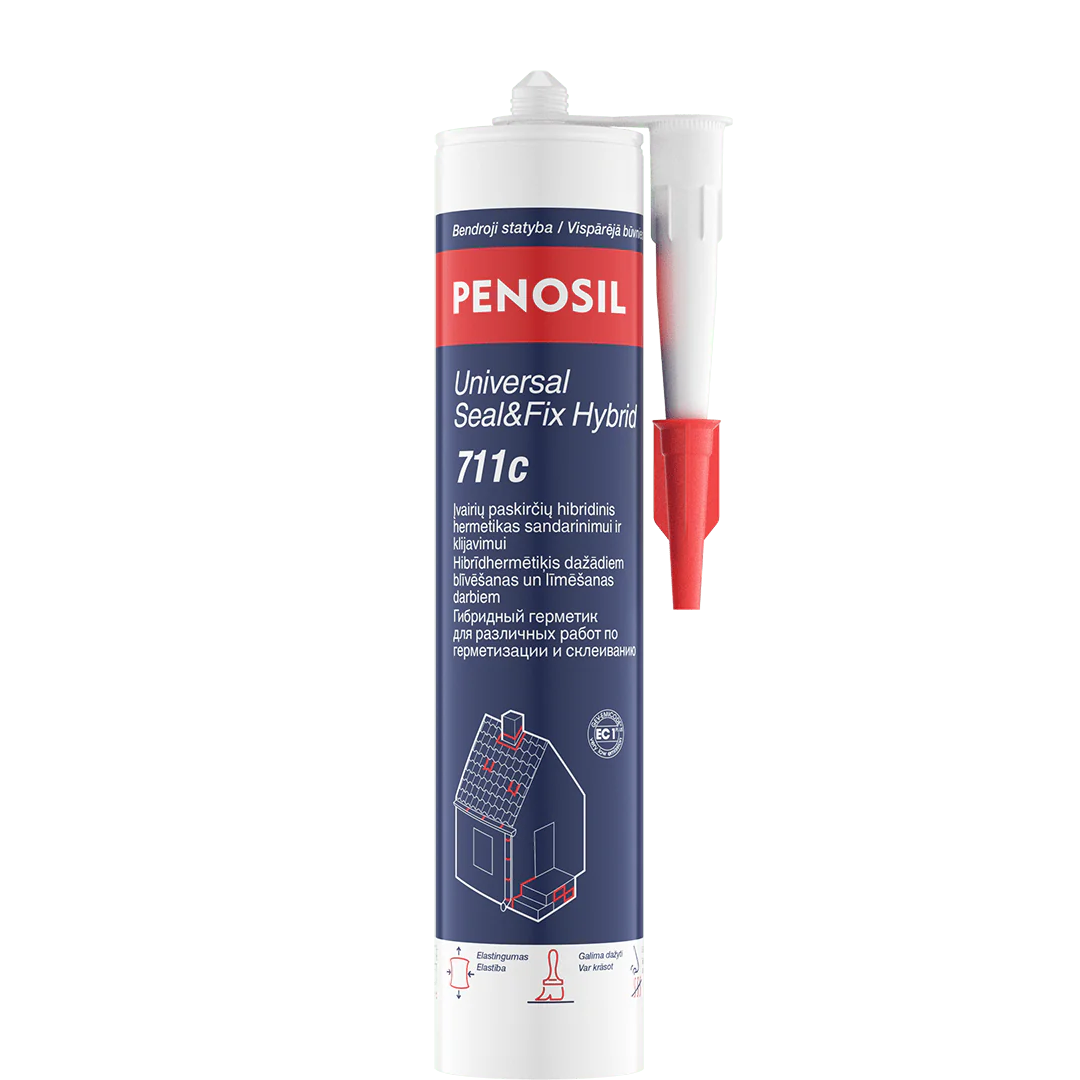 Hibridinis hermetikas PENOSIL Universal Seal&Fix Hybrid 711c, 280ml balta sp.