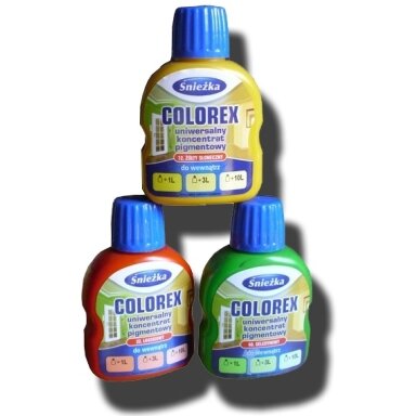 Dažai-pigmentai SNIEŽKA Colorex N75, 100ml tamsiai ruda sp.