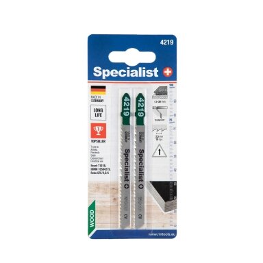 Pjūklelis SPECIALIST+ 4219 (T101B), 2vnt Pjūklelis SPECIALIST+ 4219 (T101B), 2vnt