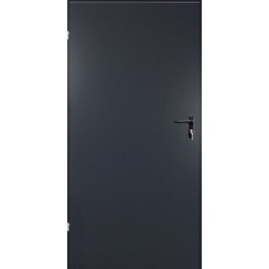 Plieninės durys URAN D79, 790x2090mm antracito sp.