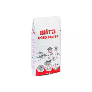 Išlyginamasis grindų mišinys MIRA 6950 Express, 0-20mm, 15kg