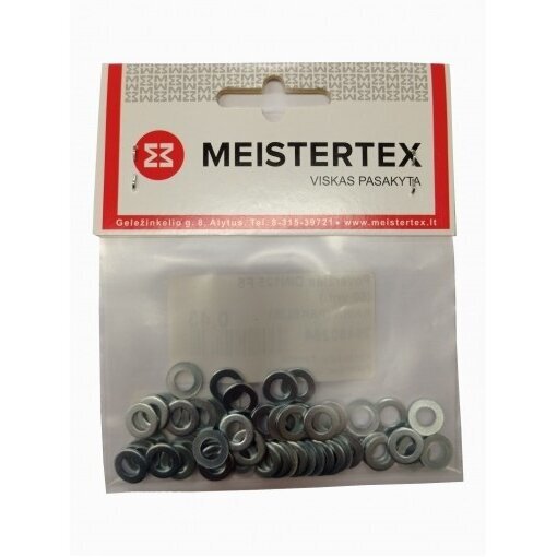 Poveržlės MEISTERTEX DIN125 F4, 50vnt 1 Poveržlės MEISTERTEX DIN125 F4, 50vnt 1
