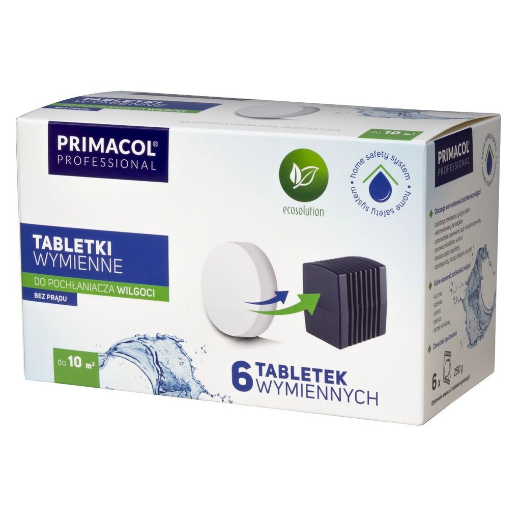 Drėgmės surinkėjo tabletės PRIMACOL, 6vnt.