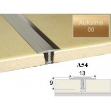Profilis sujungimo A54 auksinis, 200cm 13x9mm