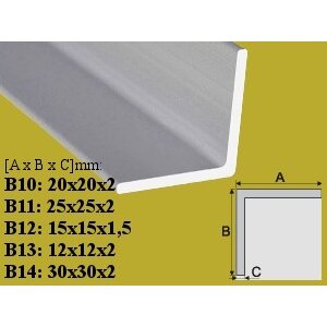Profilis Effector, kampinis, B10, 100 cm Profilis Effector, kampinis, B10, 100 cm
