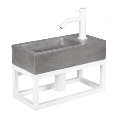 Praustuvo komplektas DIFFERENZ Juti Concrete 38,5 cm Praustuvo komplektas DIFFERENZ Juti Concrete 38,5 cm