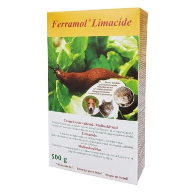 Priemonė nuo šliužų MKDS Ferramol Limacide, 500g Priemonė nuo šliužų MKDS Ferramol Limacide, 500g
