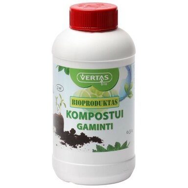 Granulės kompostui VERTUS Primus K-100, 0,5 kg