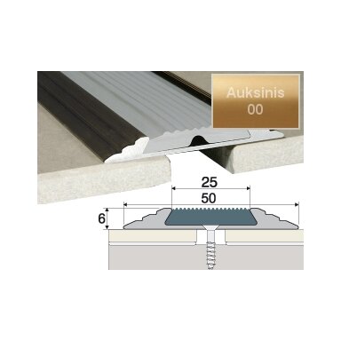 Profilis Effector A10 sujungimo, su juoda guma