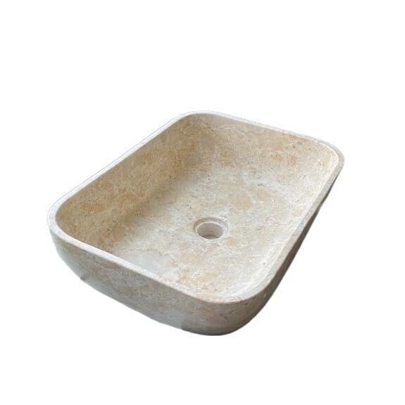 Praustuvas LAVABO RINCA BEIGE, 46cm kreminė sp. Praustuvas LAVABO RINCA BEIGE, 46cm kreminė sp.
