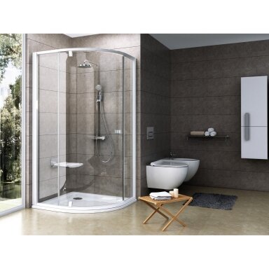 Dušo kabina RAVAK Pivot PSKK3, 90x90cm balta ir skaidrus stiklas Dušo kabina RAVAK Pivot PSKK3, 90x90cm balta ir skaidrus stiklas