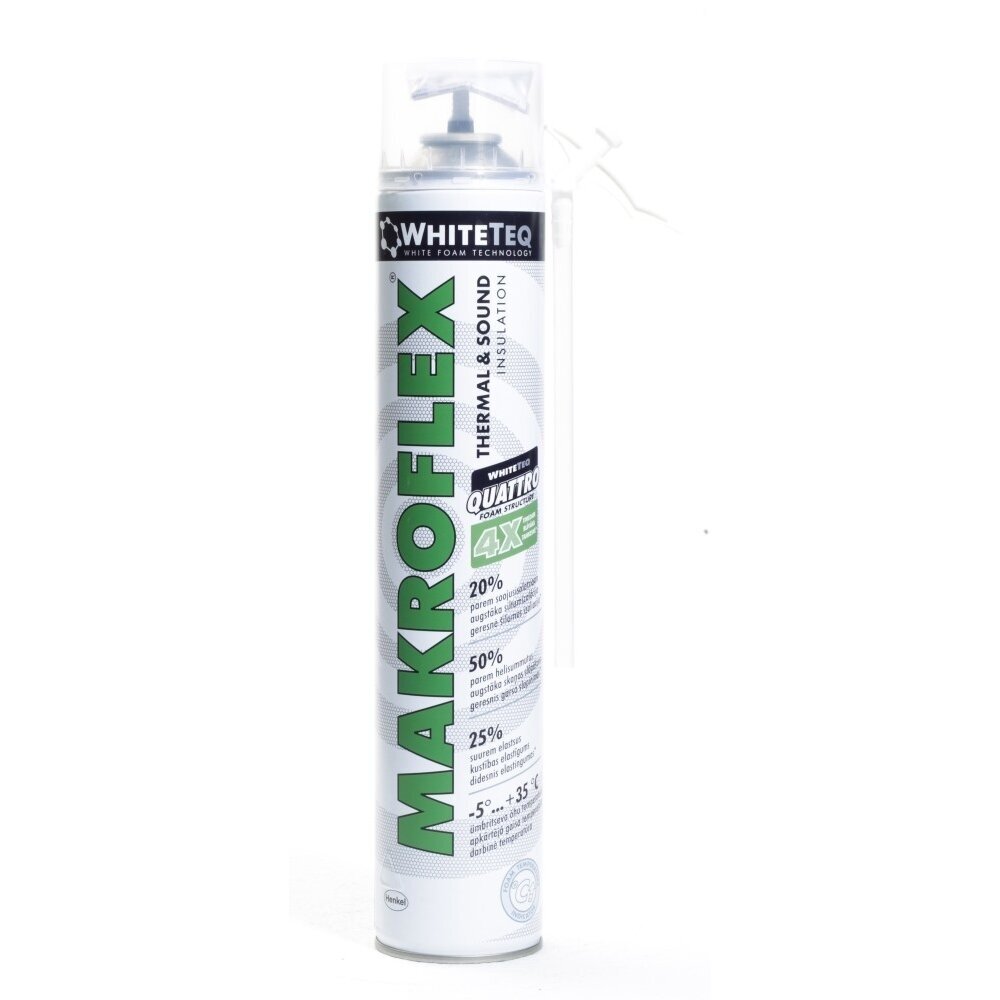 Montavimo putos MAKROFLEX Whiteteq PRO, 750ml