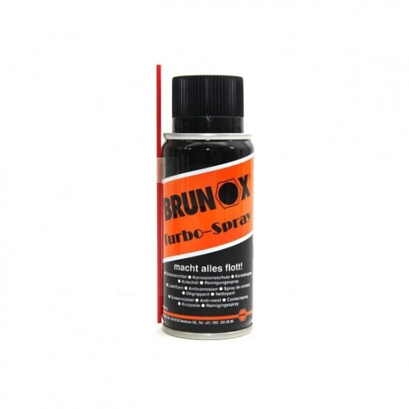 Antikorozinė daugiafunkcinė tepimo priemonė BRUNOX Turbo Spray, 100ml Antikorozinė daugiafunkcinė tepimo priemonė BRUNOX Turbo Spray, 100ml